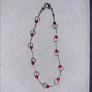 Delicate Silver Bracelet wit Swarovski Crystals